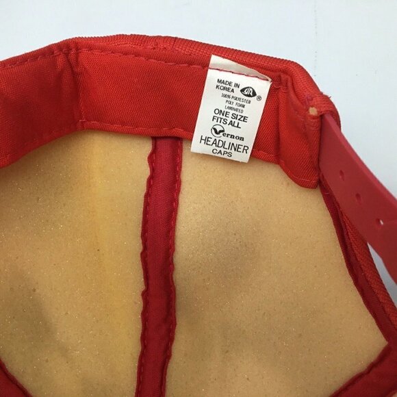 Vtg Campland RV Sales Advertising Snapback Hat Cap Trucker N. Collins NY Travel - Picture 8 of 9